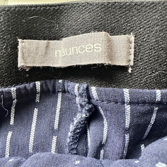 Maurices Navy Blue Micro Dot Slim Tapered Pull On Pants Medium - Picture 6 of 12